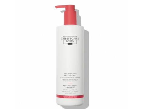 Christophe Robin REGENERATING SHAMPOO plaukus atkuriantis šampūnas su opuncijų aliejumi 500ml